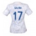 Frankrijk William Saliba #17 Voetbalkleding Uitshirt Dames WK 2022 Korte Mouwen